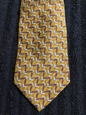 VTG Jhane Barnes Multicolored Abstract Geometric Silk Necktie Made In Japan NWOT