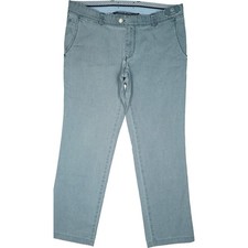 Eurex BRAX 25U L30 Jeans Hose Grau Herren Jim 316 Straight Leg Stretch Chino W36