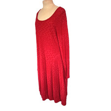 💙 Elegantes Damen Jerseykleid Rot Backstage B721C Gr. -XL- passt 40,42,M