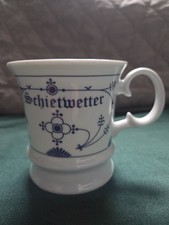 Ocean Line Herrenbecher in Indischblau mit Sc...