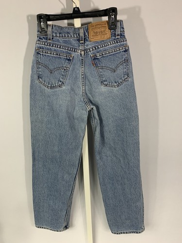Vtg Levis Boys 550 Orange Tab Jeans Youth Size 14 Slim 24” Waist 1998 Relaxed - Picture 3 of 8