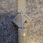 EKO Women’s Quartz Analog Watch White Dial Leather Strap Rhinestone Accent — photo 1