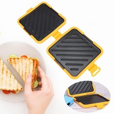 Mikrowellen-Toaster-Sandwichmaker, abnehmbar, für Büro, Zuhause und Reisen