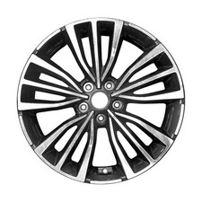 18x8 Machined Medium Charcoal Metallic Wheel Fits 2019 Kia Stinger