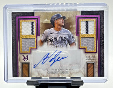 2025 Topps Museum Collection ANTHONY VOLPE Quad Game-Used Patch Relic AUTO #/75