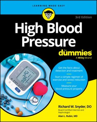 #ad #ad High Blood Pressure For Dummies Paperback Richard Snyder $13.49