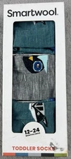 Smartwool 3-pair Size 12-24 Months Merino Wool Blend Socks New