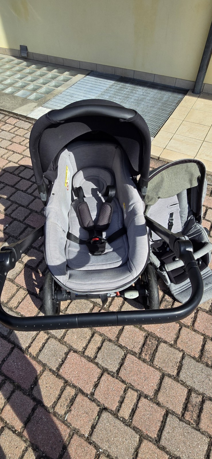 Jané Duo Matrix navicella/Ovetto E passeggino (Nero/Grigio) — foto 6