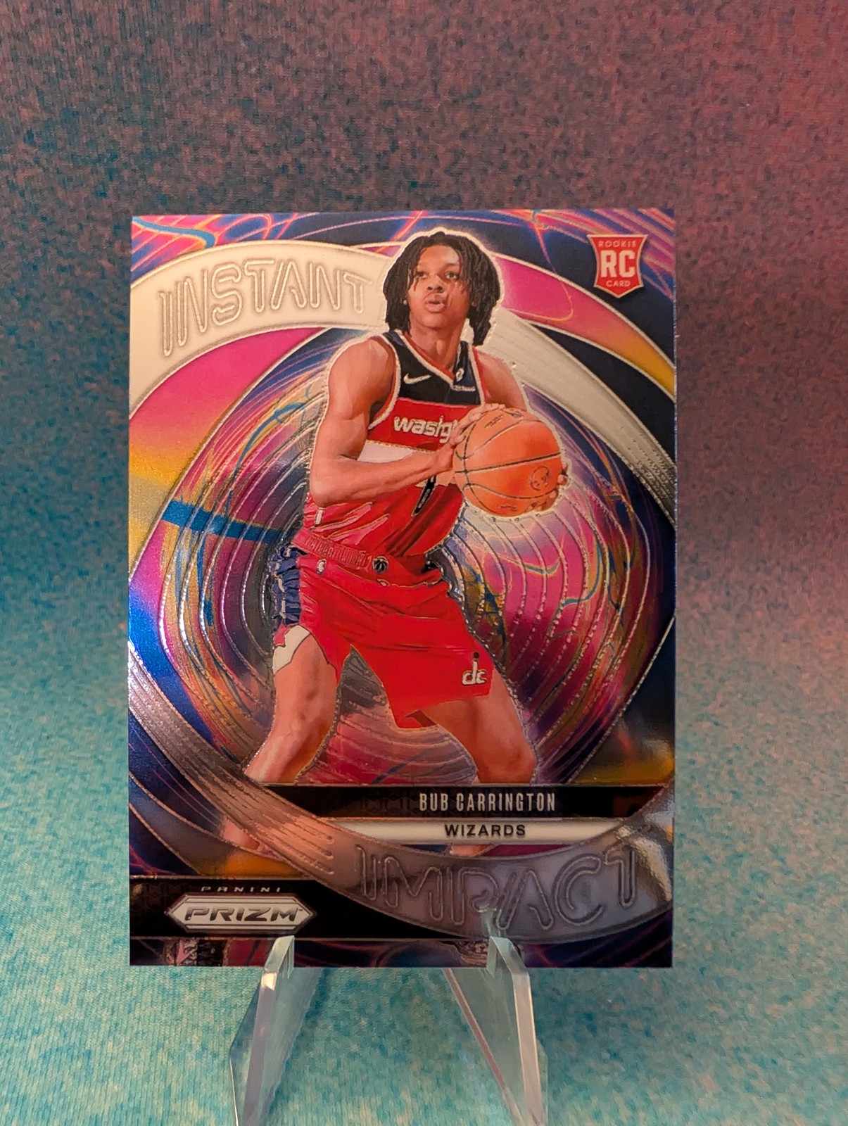 2024-25 Panini Prizm #17 Bub Carrington Instant Impact