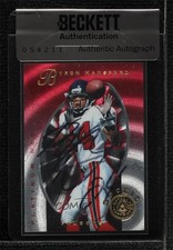 BAS 1997 Pinnacle Totally Certified Platinum Red /4999 Byron Hanspard #123 3c7