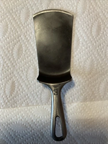Vintage GRISWOLD Cast Iron No.3 Skillet Repurposed For A Spatula