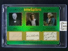 1/5 2025 Eternal Revelation Thomas Edison&Marie Curie&Benjamin Franklin 3 Relic