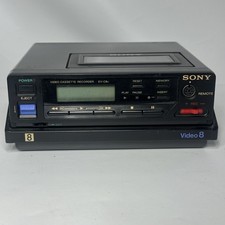 Sony EV-C8u 8 VCR Recorder Player Deck Powers On/Eject Works Untested W/Tape