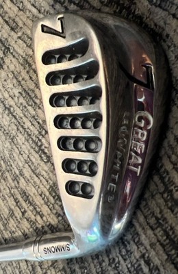 Tiger Shark Great White # 7 Iron by Pat Simmons / Steel - Reg Flex - Orig Grip!