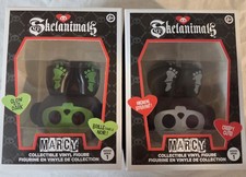 2 Skelanimals Vinyl MARCY THE MONKEY/ GLOW IN THE DARK VARIANT Figs Halloween