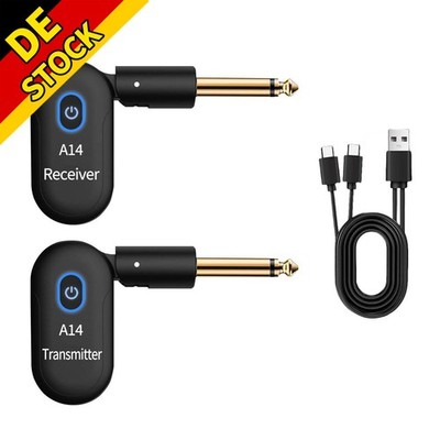 2.4GHz Wireless System for Electric Guitar Bass Violin Receiver Transmitter