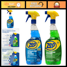 All-Purpose Cleaner Streak-Free Glass Cleaner Set - 32 oz Each for Kitchen B