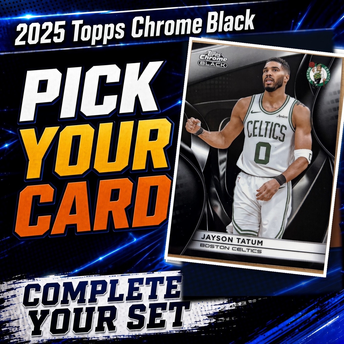2025 Topps Chrome Black Basketball - Complete Your Set, Pick a Card