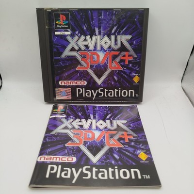 Xevious 3d/g+ Game for Ps1 Sony Playstation 1 Pal Complete in ita Multi Excellent