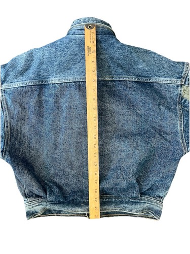 Giacca denim volo militare Guess vintage anni 80 taglia small - Foto 8 di 9