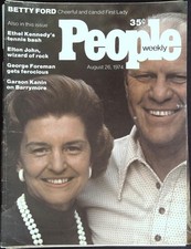 People Magazine August 26, 1974 Betty and Gerald Ford!