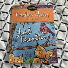 Cra-Z-Art Timeless Creations Adult Coloring Book Creative Quotes