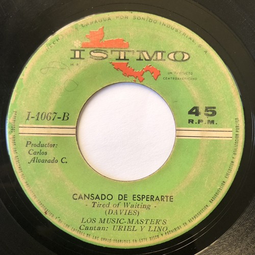 LOS MUSIC MASTERS - Cansado De Esperarte PSYCH GARAGE SOUL NICARAGUA 7” LISTEN