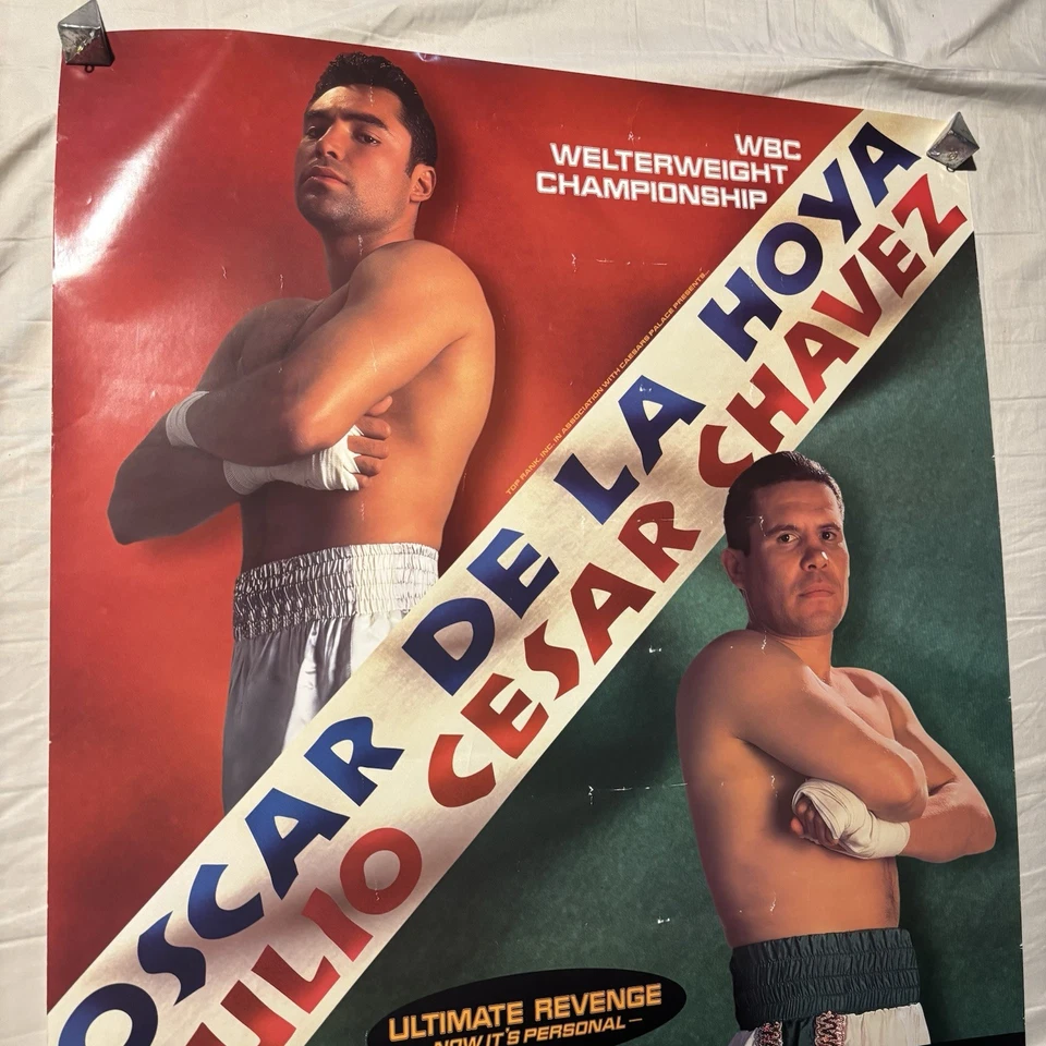 Programa de Boxeo Oscar De La Hoya-Chávez 18-09-1998 Caesars Palace Ultimate Revenge Foto 2 de 4
