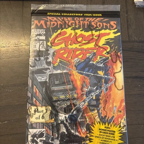 marvel comics ghost rider #28 special collectors' item issue vintage comic book.