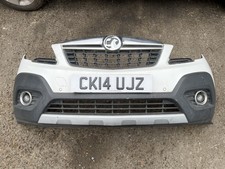 2012-16 Vauxhall Mokka MK1 Front Bumper + Parking Sensors WHITE GAZ