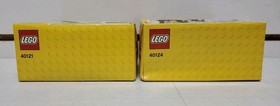Lego Seasonal: Painting Easter Eggs #40121 & Winter Fun #40124 - New, Box Damage