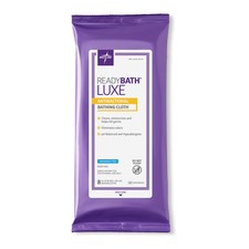 ReadyBath LUXE Antibacterial Bath Wipes Hypoallergenic Pack of 8 Full Body Cl...