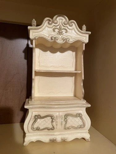 Barbie Suzy Goose Doll Vintage French Provincial China Hutch Accessory