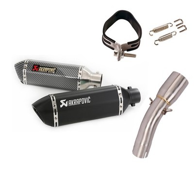 Slip-On For Suzuki SV650 2016-2025 Motorcycle Exhaust System Middle Pipe Muffler