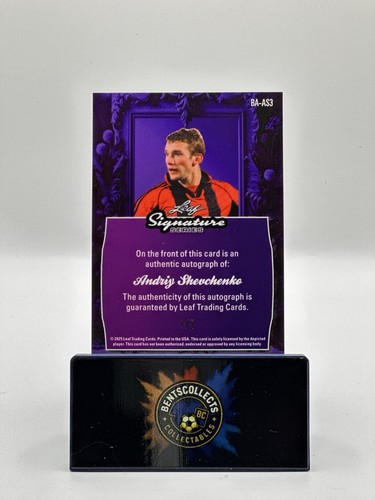 2025 Leaf Signature Series Aquatic Andriy Shevchenko 1/1 Auto - Bild 2 von 2