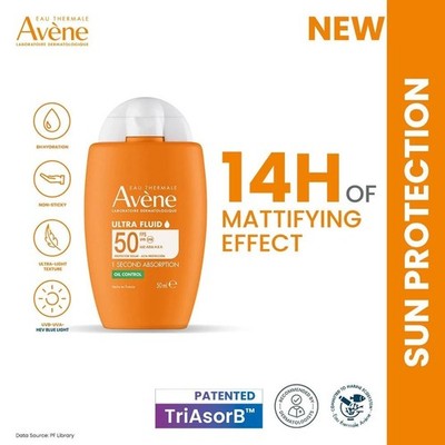 Avene Ultra Fluid Oil Control Face Sunscreen SPF 50+ (50ml)