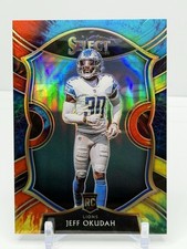 2020 Select Concourse Jeff Okudah RC Tie Dye #/25