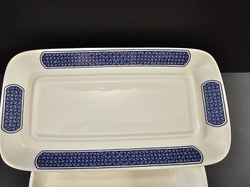 Churchill England "Willow Blue" Covered Butter Dish Great Condition - Picture 5 of 6