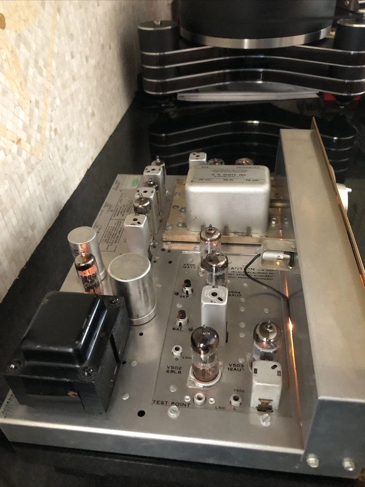 Sintonizador de tubo estéreo Scott 350 Wideband FM MPX perfecto estado de funcionamiento Foto 4 de 4