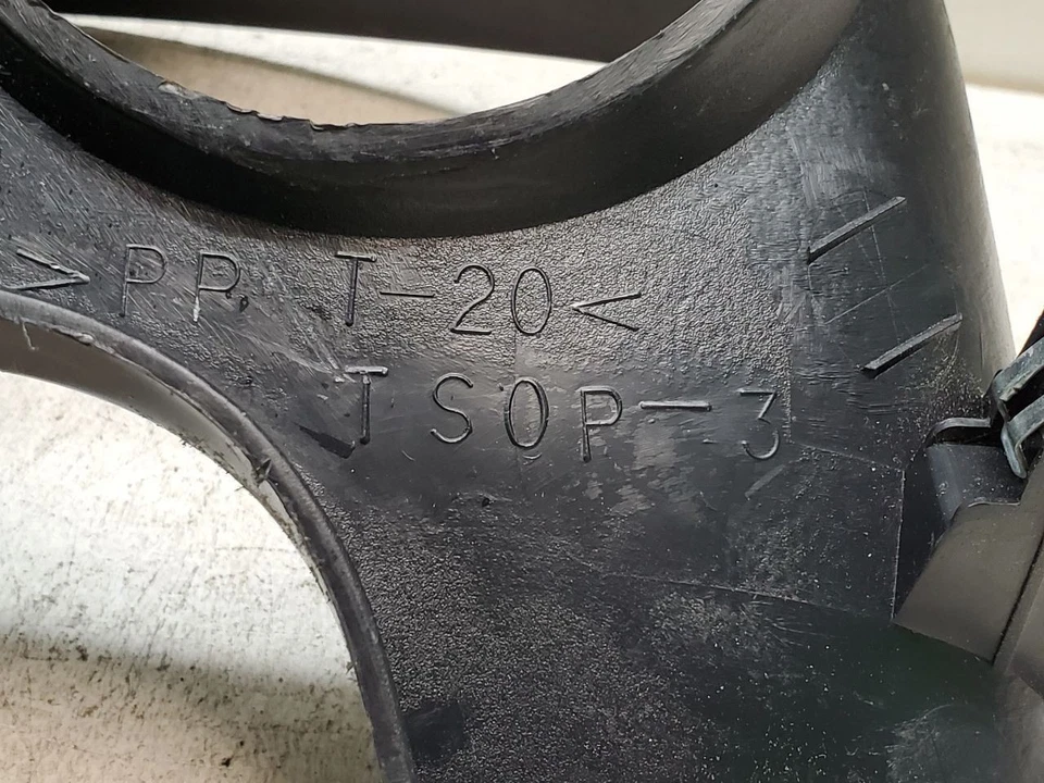 1996 Toyota Rav4 Speedometer Bezel Trim Black OEM 152T-55411-42010 - Image 2 of 4