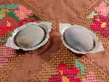 Two Antique Gorham Sterling Silver Pin Cushions