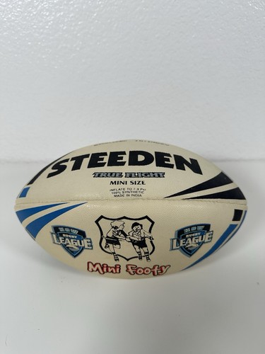 Steeden Mini Size Footy Kids League Match Rugby Ball NSW Australia True Flight - Picture 3 of 6