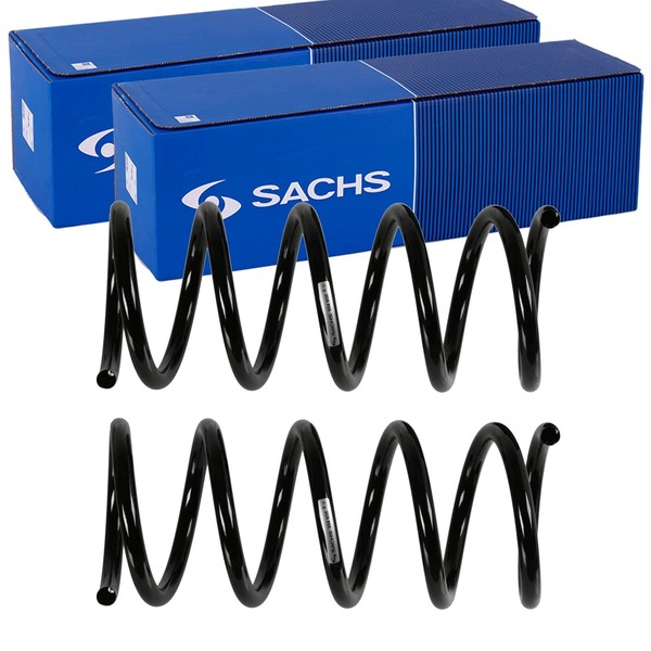 2X Sachs Fahrwerksfedern Hinten Passend FÜR Volvo V60 Links+Rechts-image