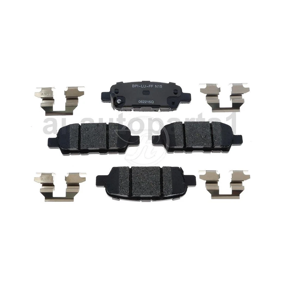 Kit de rotores de freno trasero y pastillas de freno para Nissan Altima 2007 2008 2009 Foto 3 de 4