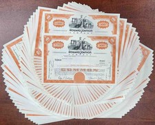 100 Pieces of Howard Johnson Co. - 100 Stock Certificates dated 1970's! - Whol