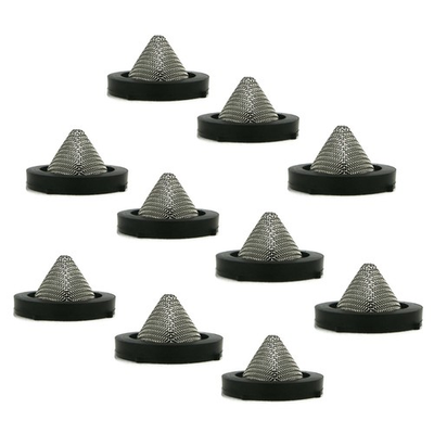 #ad 10 Pack Rubber Washers with Steel Mesh Cone Filter for Pressure Water Pump $9.99