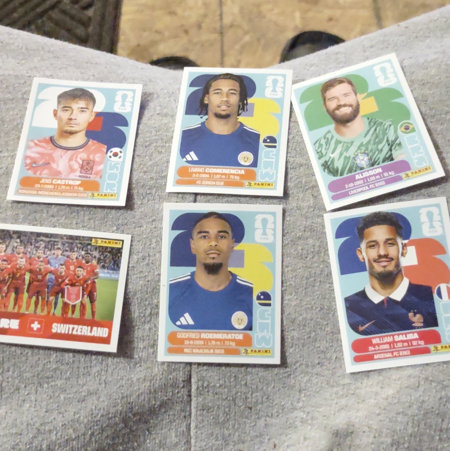 Panini FIFA World Cup 2026 Soccer Card Lot KOR31 CUW9 FRA2 SUI13 (6)