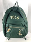 Polo Ralph Lauren Dark Green Varsity Polo Bear Backpack~ New