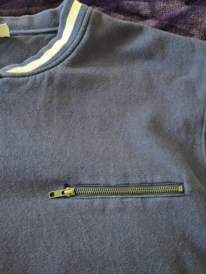 KingSize Liberty Blues 棒球运动夹克全拉链 5XLT 蓝色 — 第 4/4 张图片