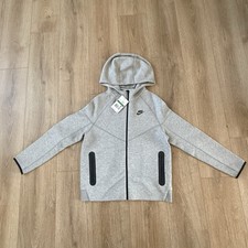 Nike Tech Fleece Hoodie Grey Full Zip Jacket – New & Unused with Tags